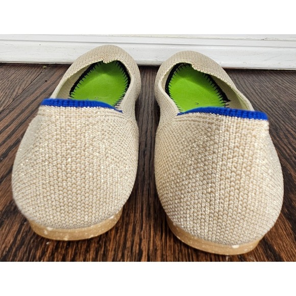 Rothy's The Flat Ballet Gold Slip On Round Toe Size 6 - Picture 4 of 9